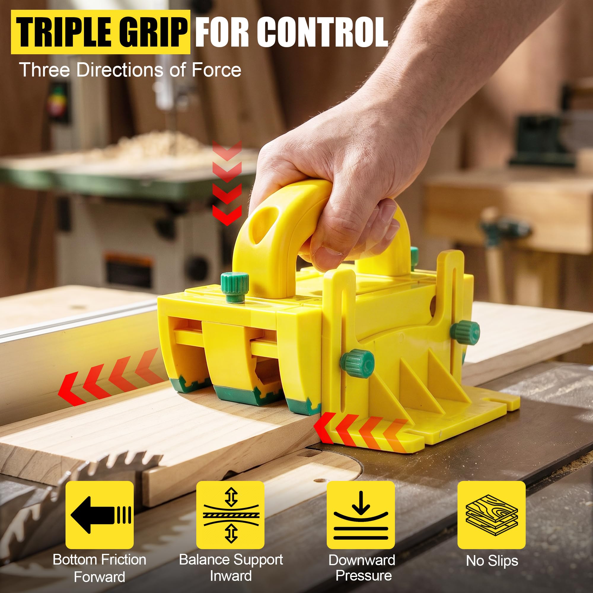 Table Saw Push Block - Kickback Prevention -3 Table Saw Push Block - Kickback Prevention -3