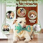 Fuufome Dog Toy for Aggressive Chewers:Large Plush Dog Toys with Squeaker to Keep Them Busy