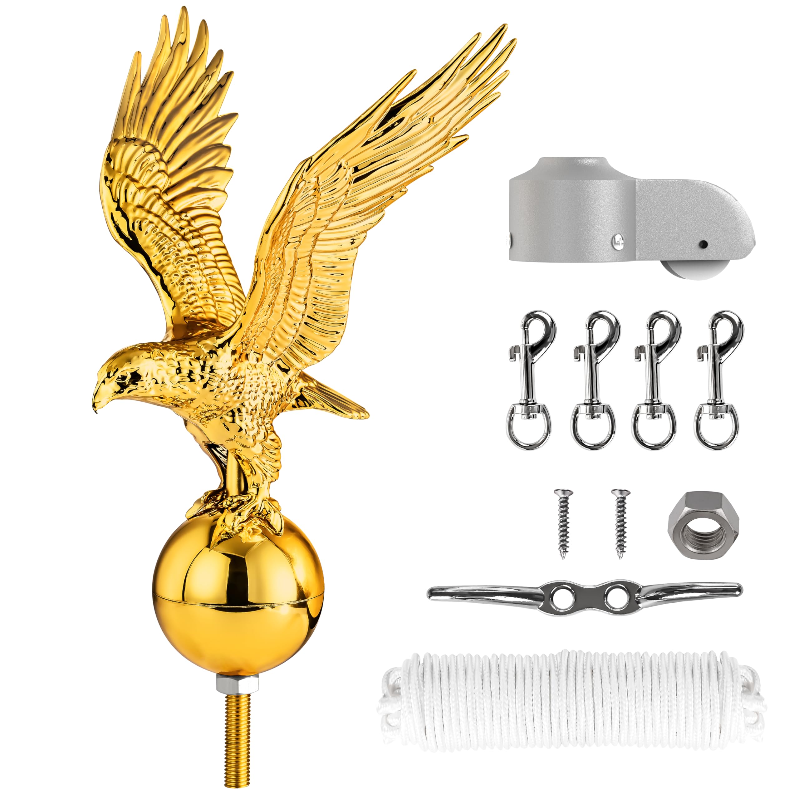 PPQ Flag Pole Eagle Topper 11
