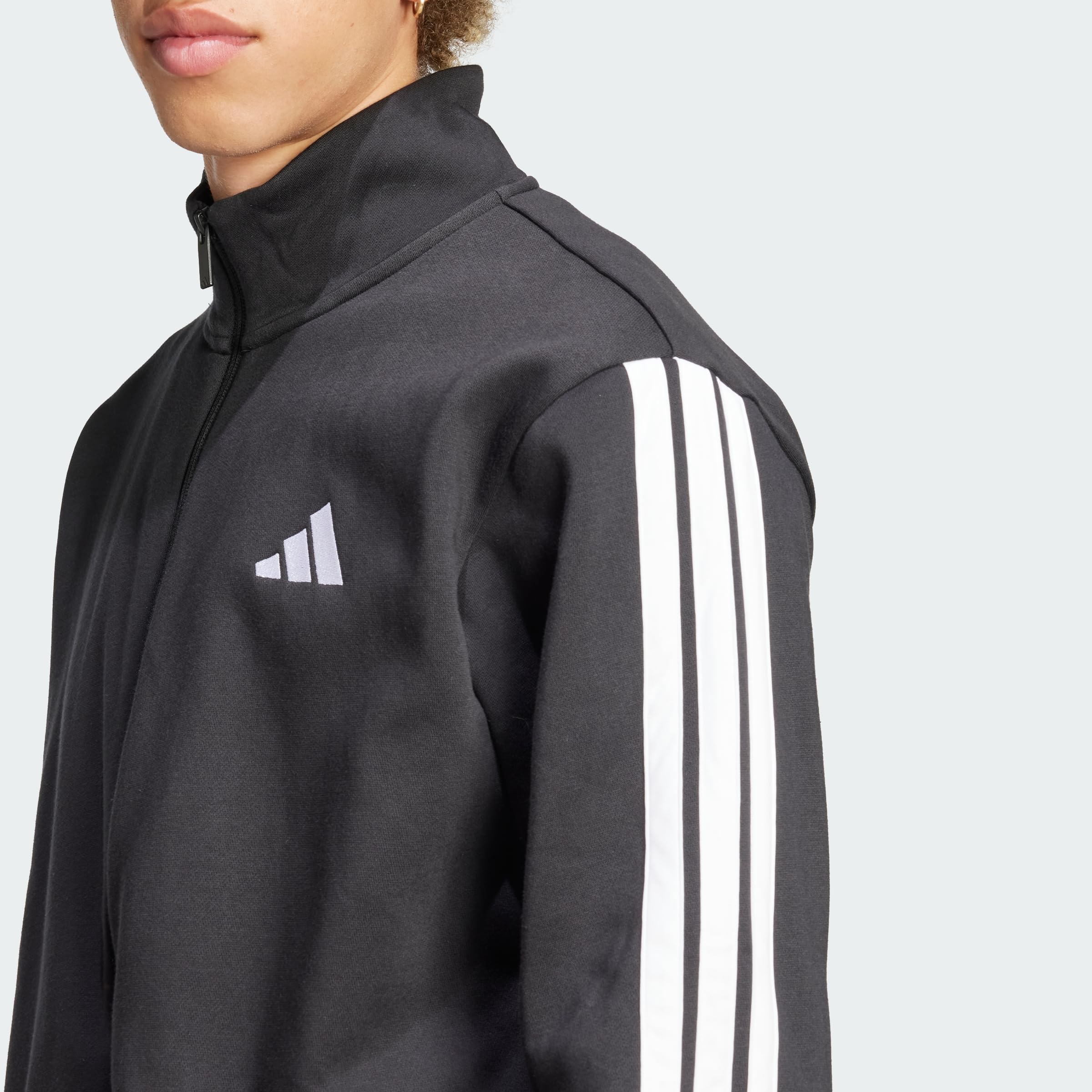 adidas Herren Sportswear Basic 3 Stripes Fleece Track Suit – Bild 2