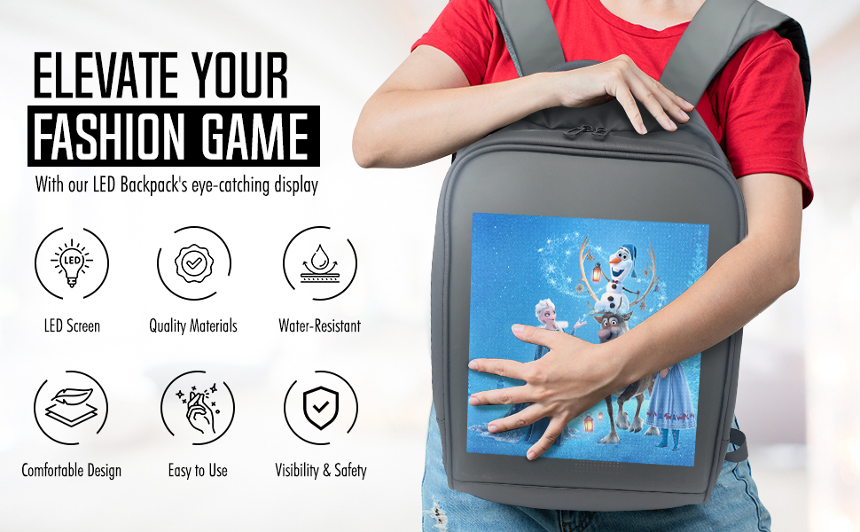 Amazon.com: Voltefy LED Backpack with Programmable Screen