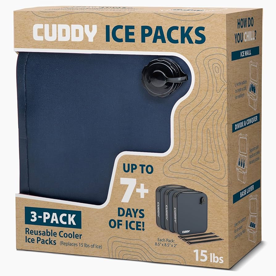 Amazon.com: Cuddy Reusable Ice Packs for Coolers - 3 Pack Amazon.com: Cuddy Reusable Ice Packs for Coolers - 3 Pack