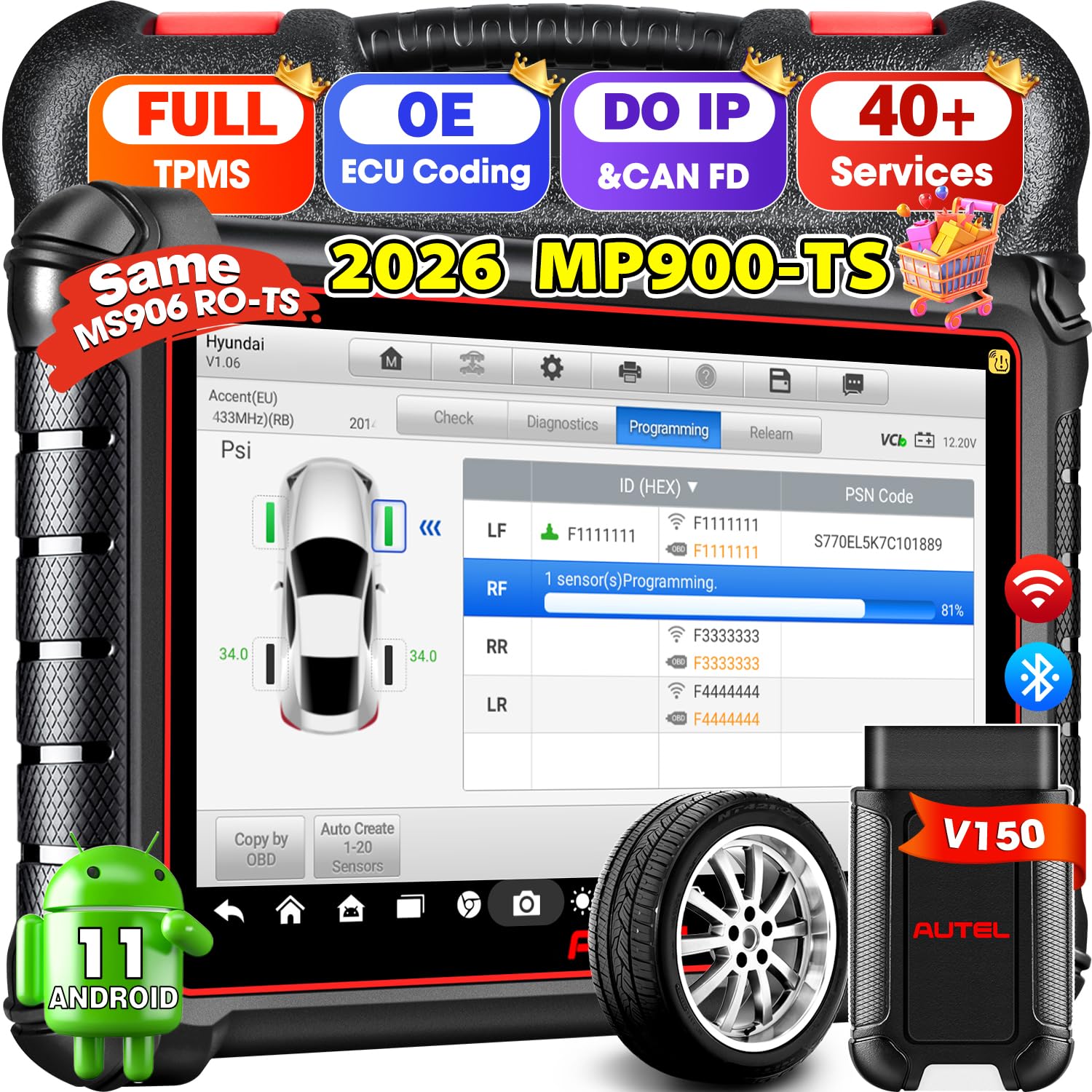 Innova SD35 OBD2 Scanner – ABS, SRS, TPMS & Check Engine Code Reader, Live Data, All System Diagnostics, Compatible with Most Vehicles product image 16