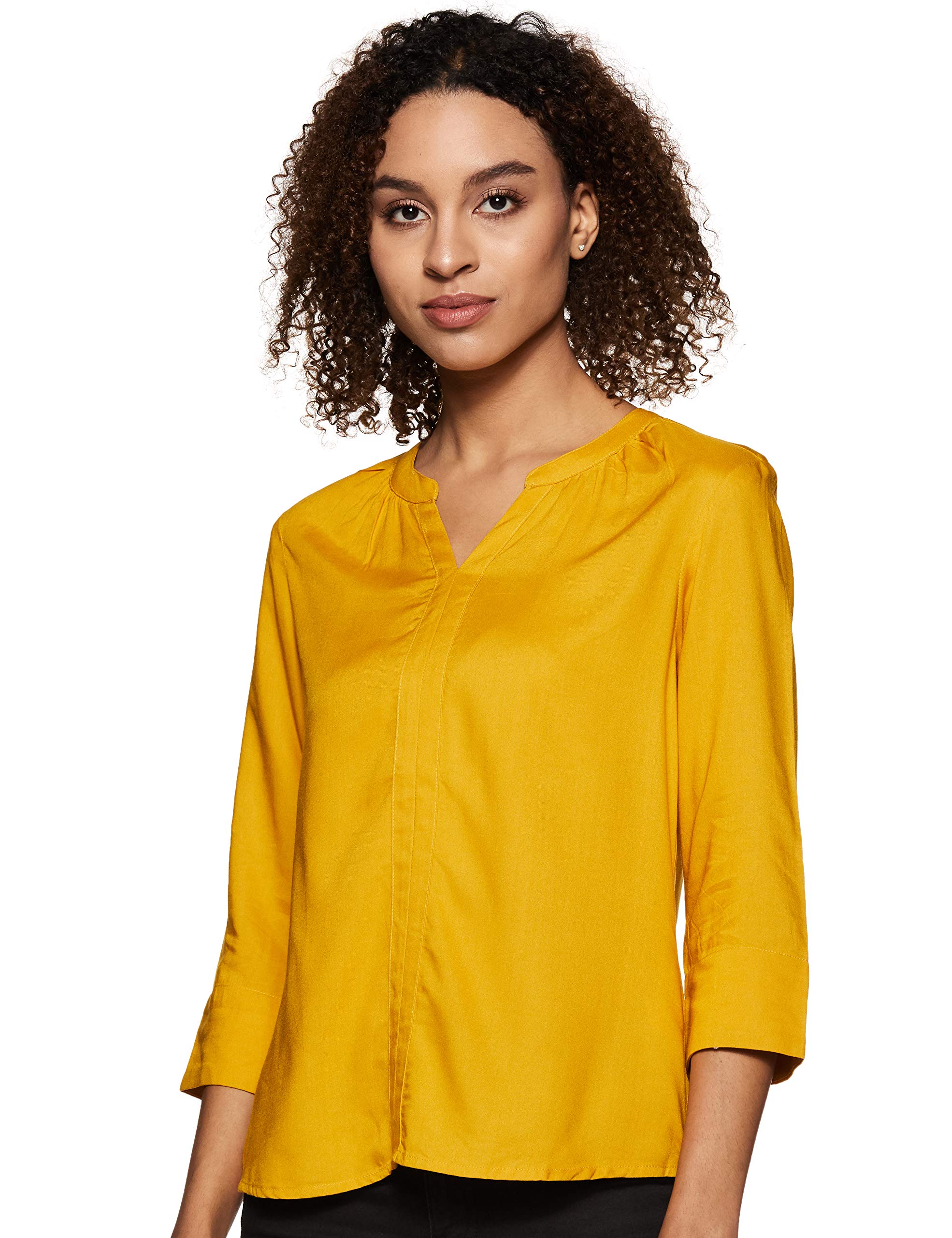 Amazon Brand - SymbolWomen's Solid Regular Fit Top