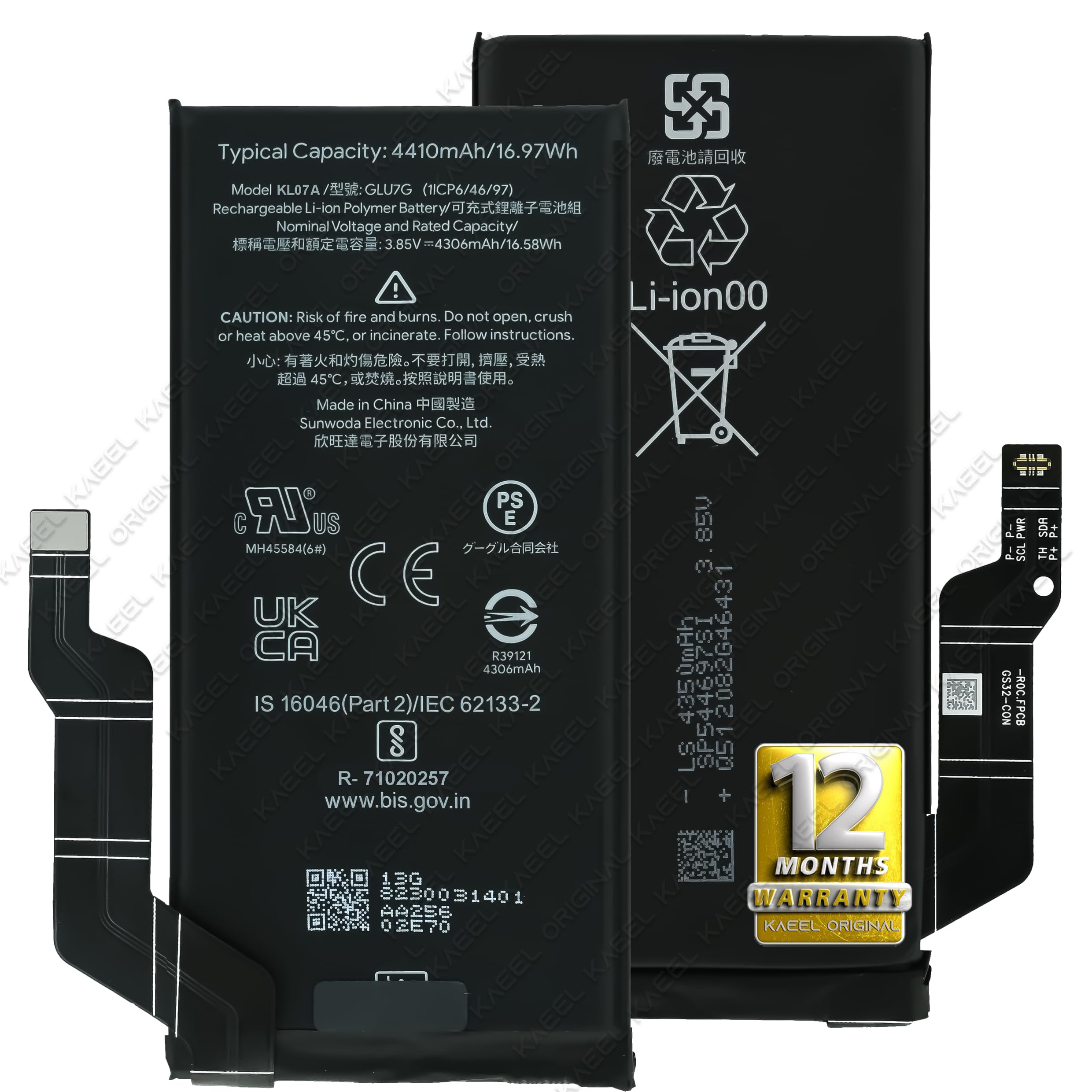 KAEEL ORIGINAL GLU7G Genuine Replacement for Google Pixel 6a 5G GX7AS, GB62Z, G1AZG - 4410mAh - with 12 Months Warranty* (Green) (B0CV23XHKX) Amazon Price History, Amazon Price Tracker