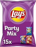 Lay's Chips Party Mix, Zak 1 stuk x 412.5 g (15 zakjes / 3 smaken)