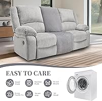 Vista 110 de Fundas 100% impermeables para sofá reclinable seccional, fundas para sofá reclinable en forma de L, funda para sofá seccional de esquina