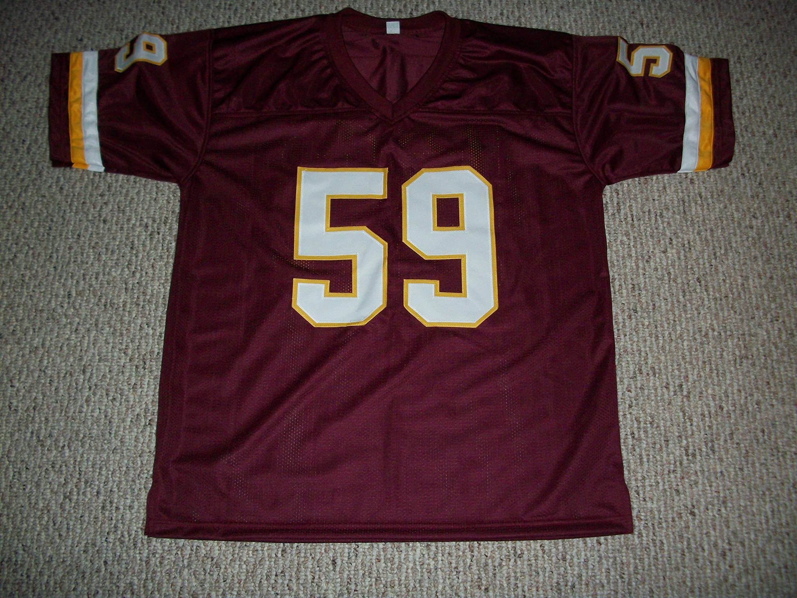 Amazon.com: London Fletcher Jersey #59 Custom Stitched Burgundy