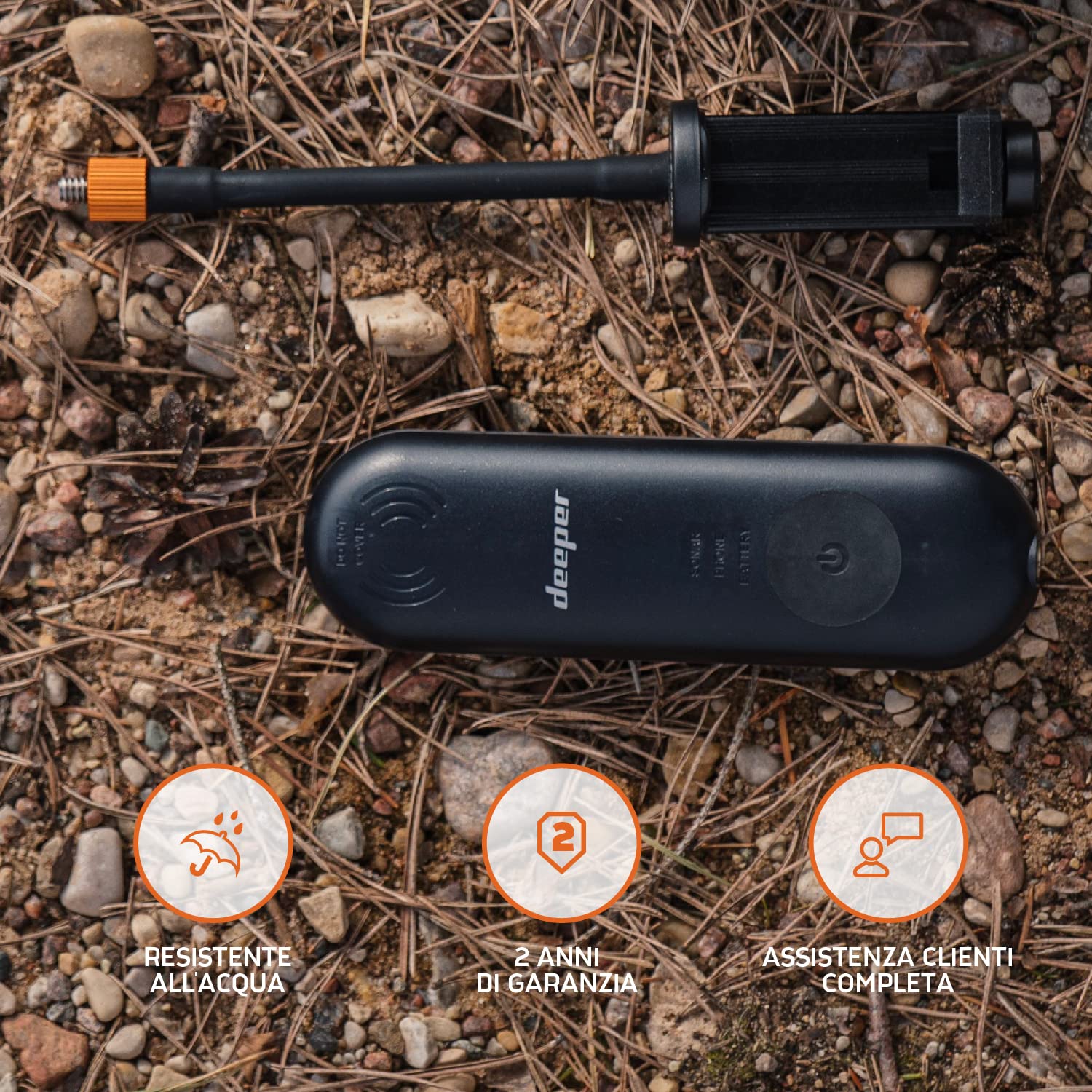Deeper Range Extender con Soporte para Teléfono, Accesorios de Pesca para Barcos, WiFi Booster para Pesca de Carpa