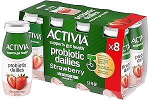Chobani Probiotic Dailies Strawberry Lowfat Yogurt Drinks