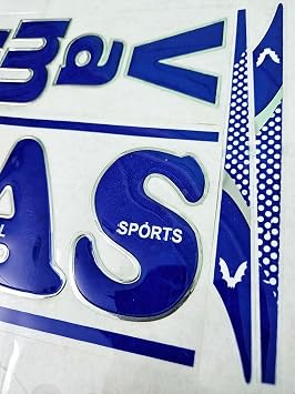 AYN Cricket Bat Sticker 3D Embossed English Willow Fiber Tape Sports Accessories Protection, BASV Ampire