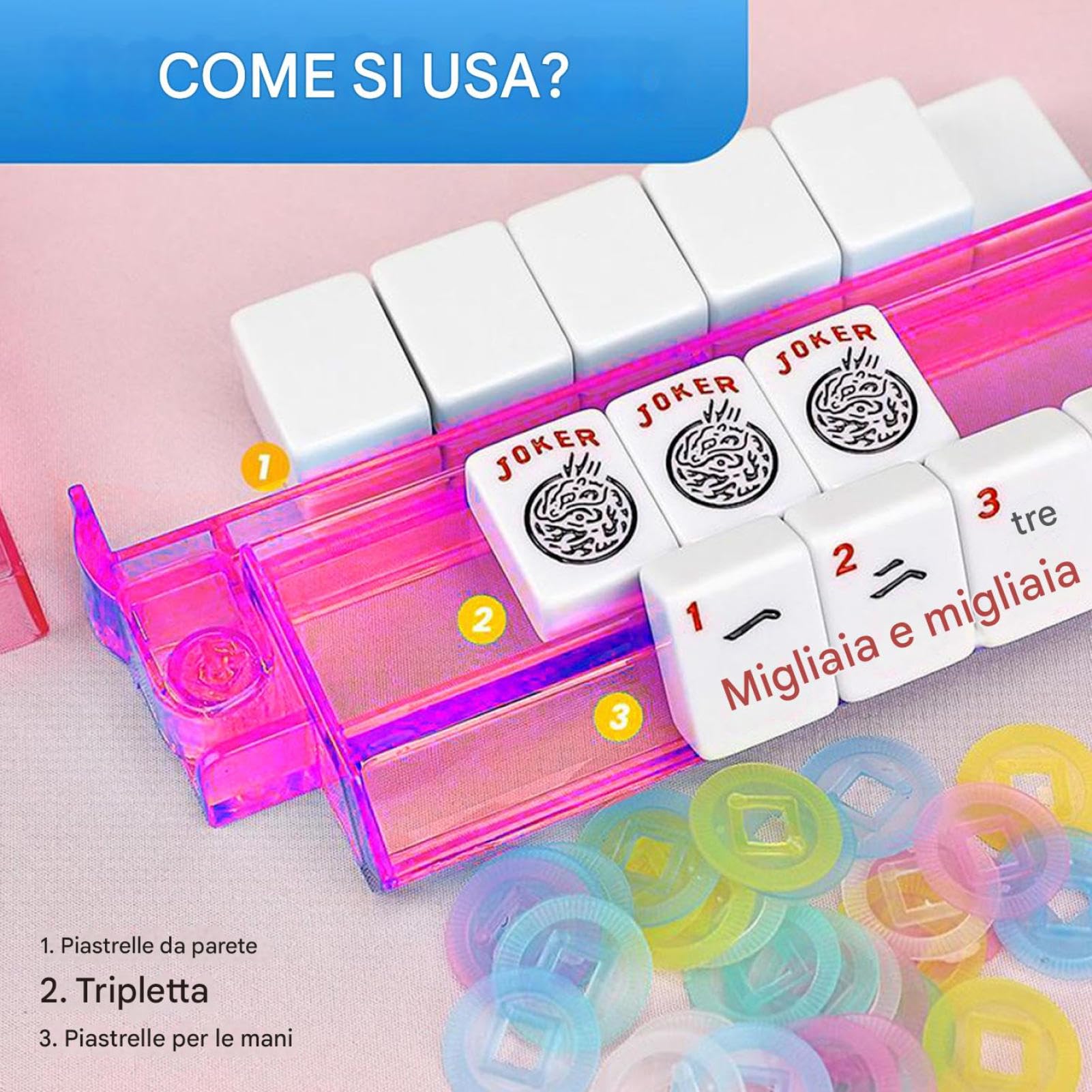 Mahjong Stojaki i pompony, 4-częściowy akrylowy uchwyt na płytki, akcesoria do gier planszowych dla miłośników Mahjonga, przezroczysty organizator wsparcie dla rodzin kobiet młodzieży barów gier