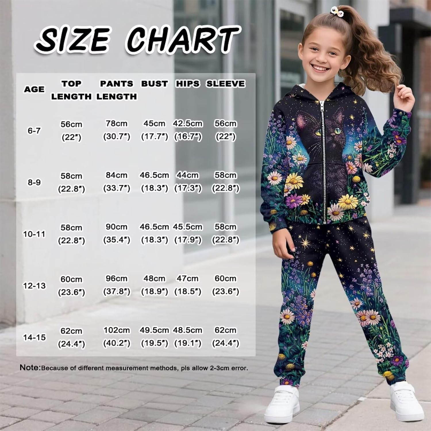 Boys Tracksuit Set 2 Piece Zip up Hoodie and Sweatpants with Pockets