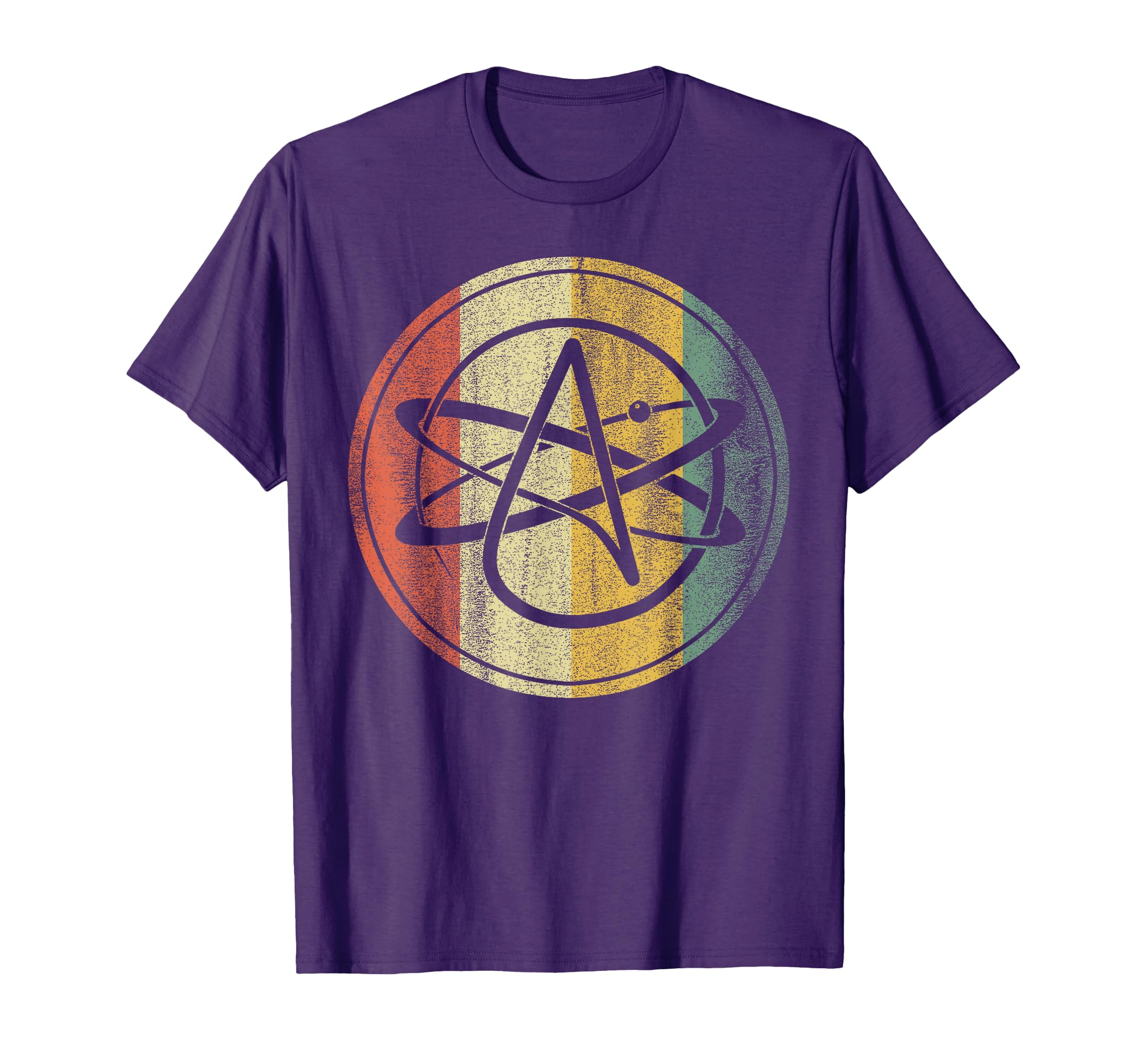 Atheist, Anti Religion T-Shirt: Atheist Atom, Atheist symbol T-Shirt