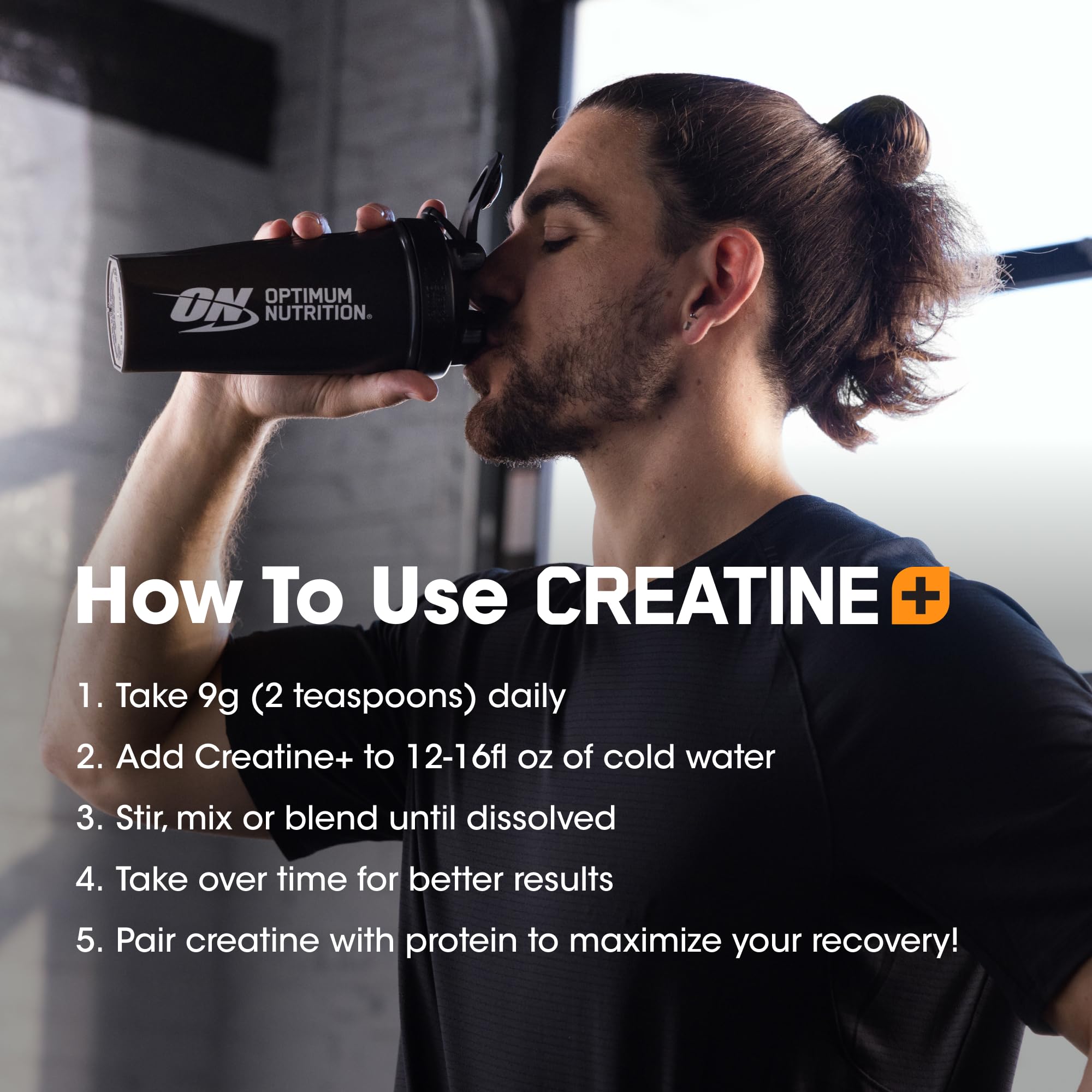 Optimum Nutrition Creatine Plus Powder, Strawberry Peach, 1.59 LB — Amazon image 8
