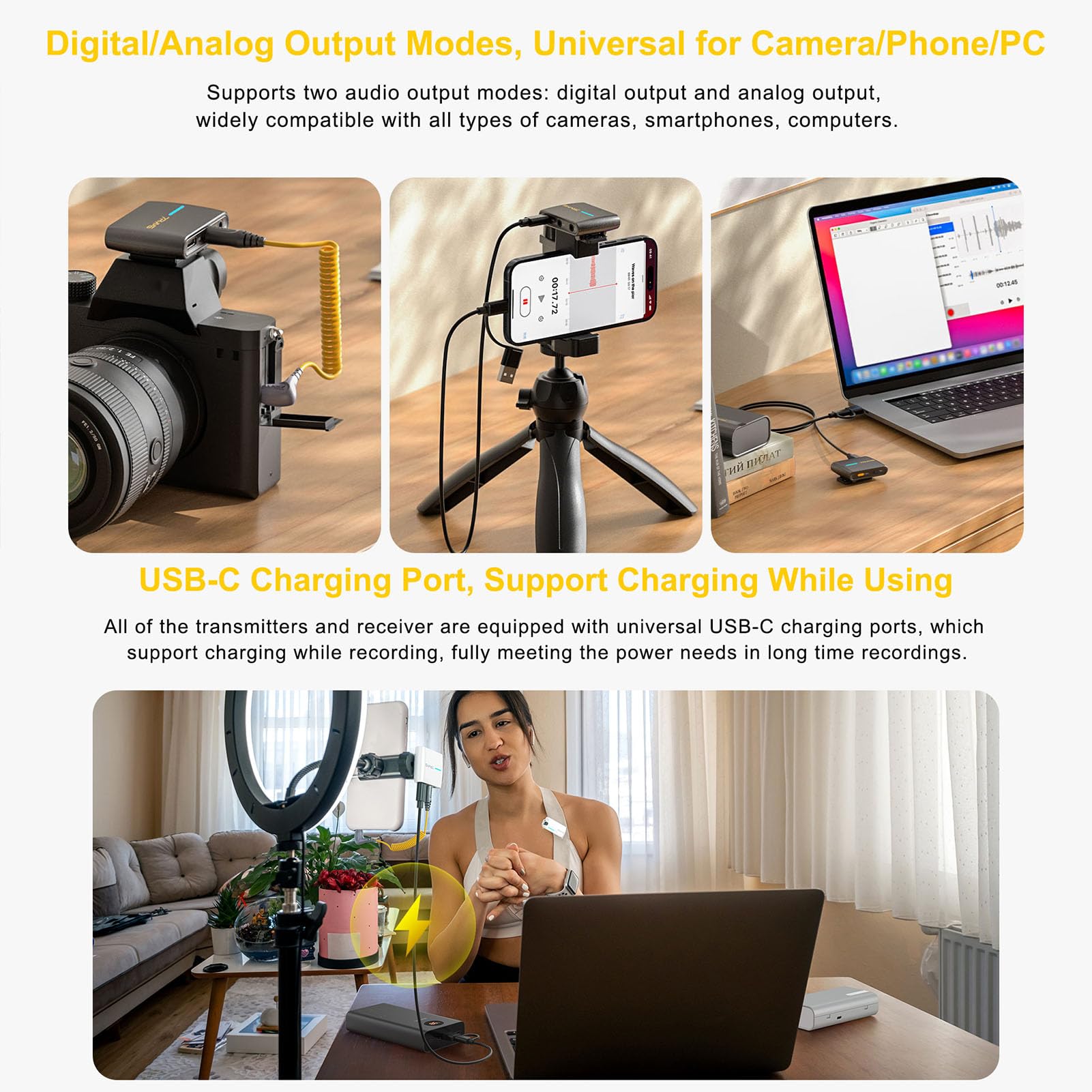 iRay DW40 4チャンネル　ワイヤレスマイク 7RYMS iRay DW40 4 チャンネル ミニワイヤレスマイク 4