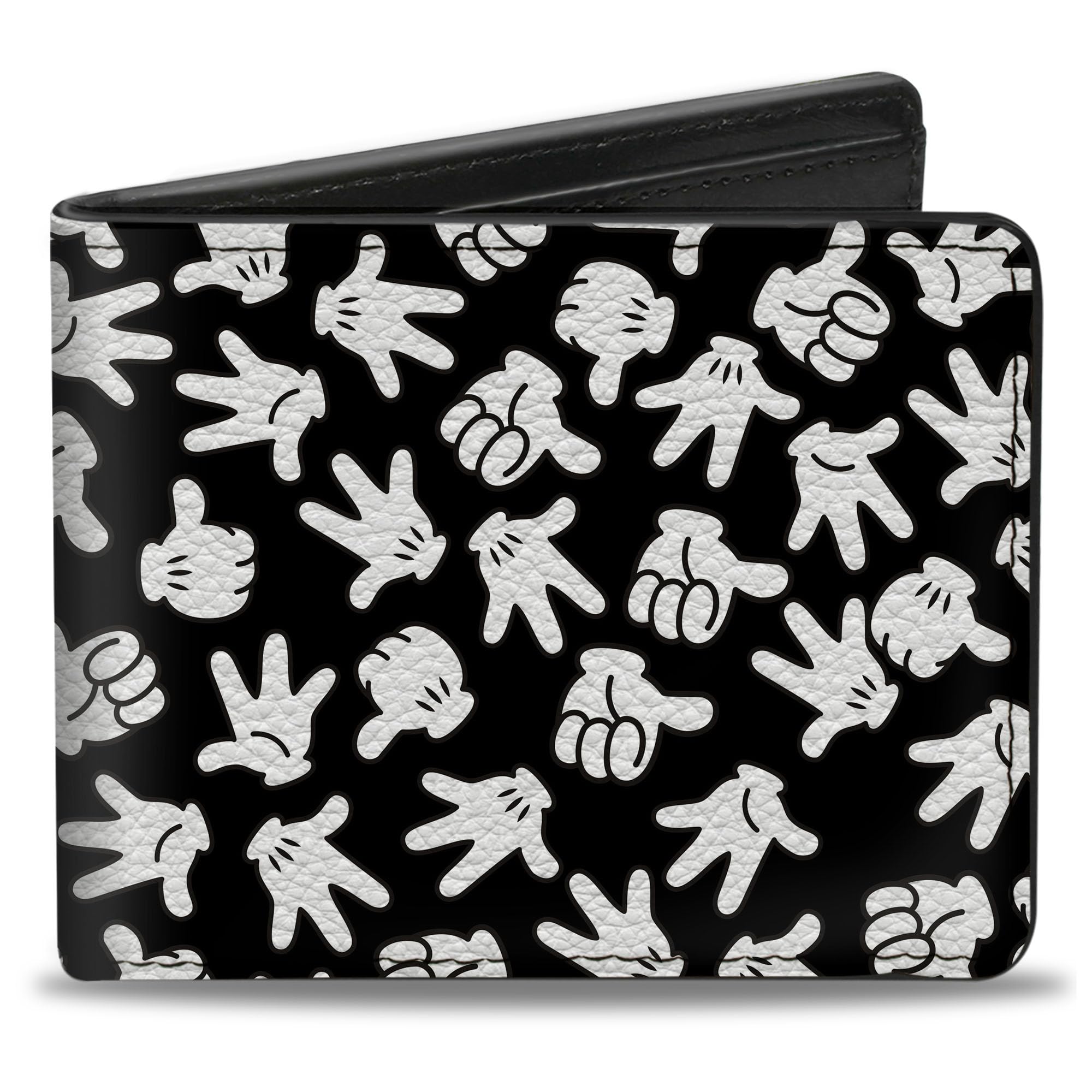 Buckle-Down mens Buckle-down Bifold Mickey Mouse Bi Fold Wallet, Multicolor, 4.0 x 3.5 US