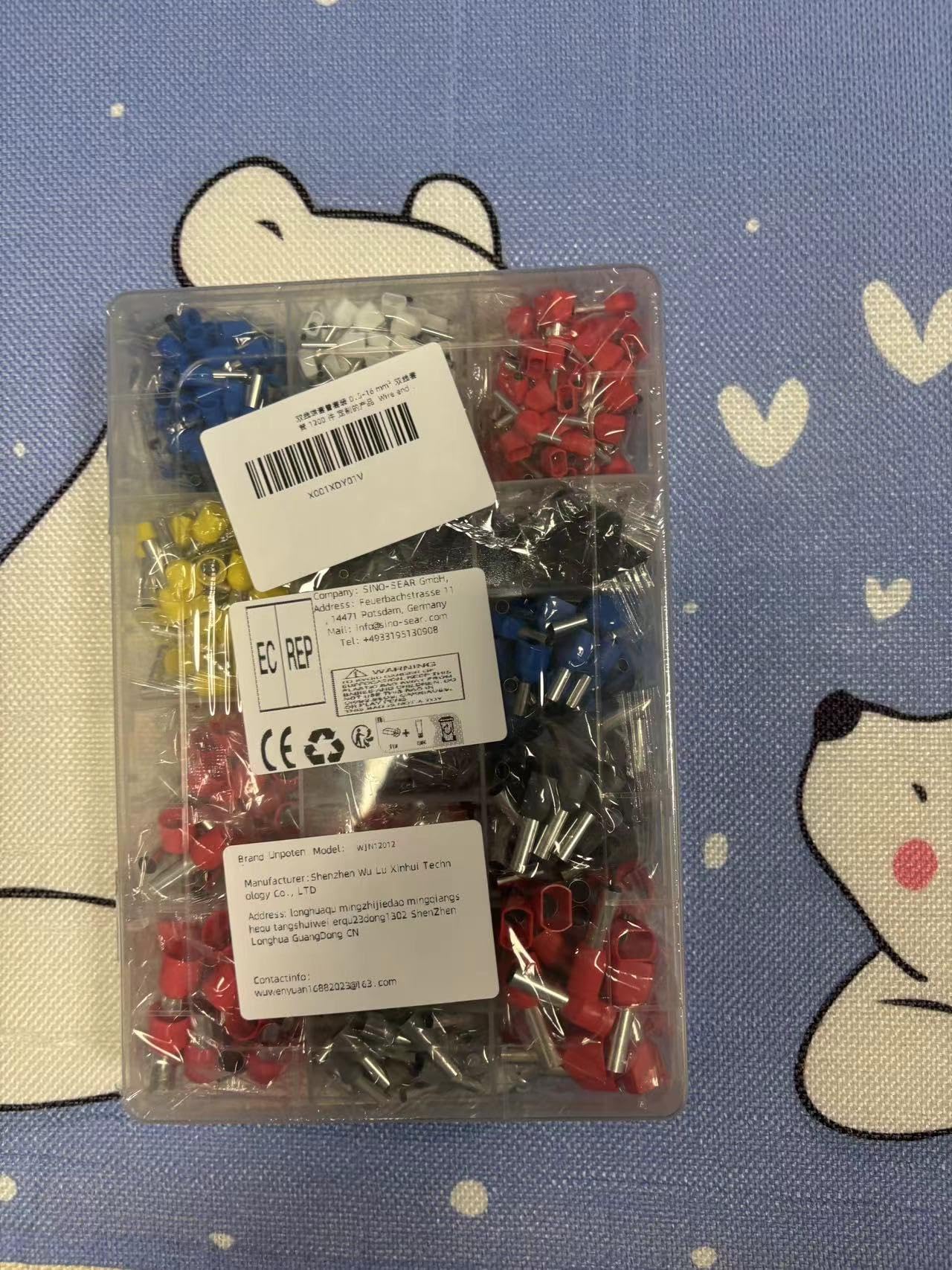 Jeu D'embouts De Fil 0,5 Mm²-16 Mm², 1200 Pièces D'embouts De