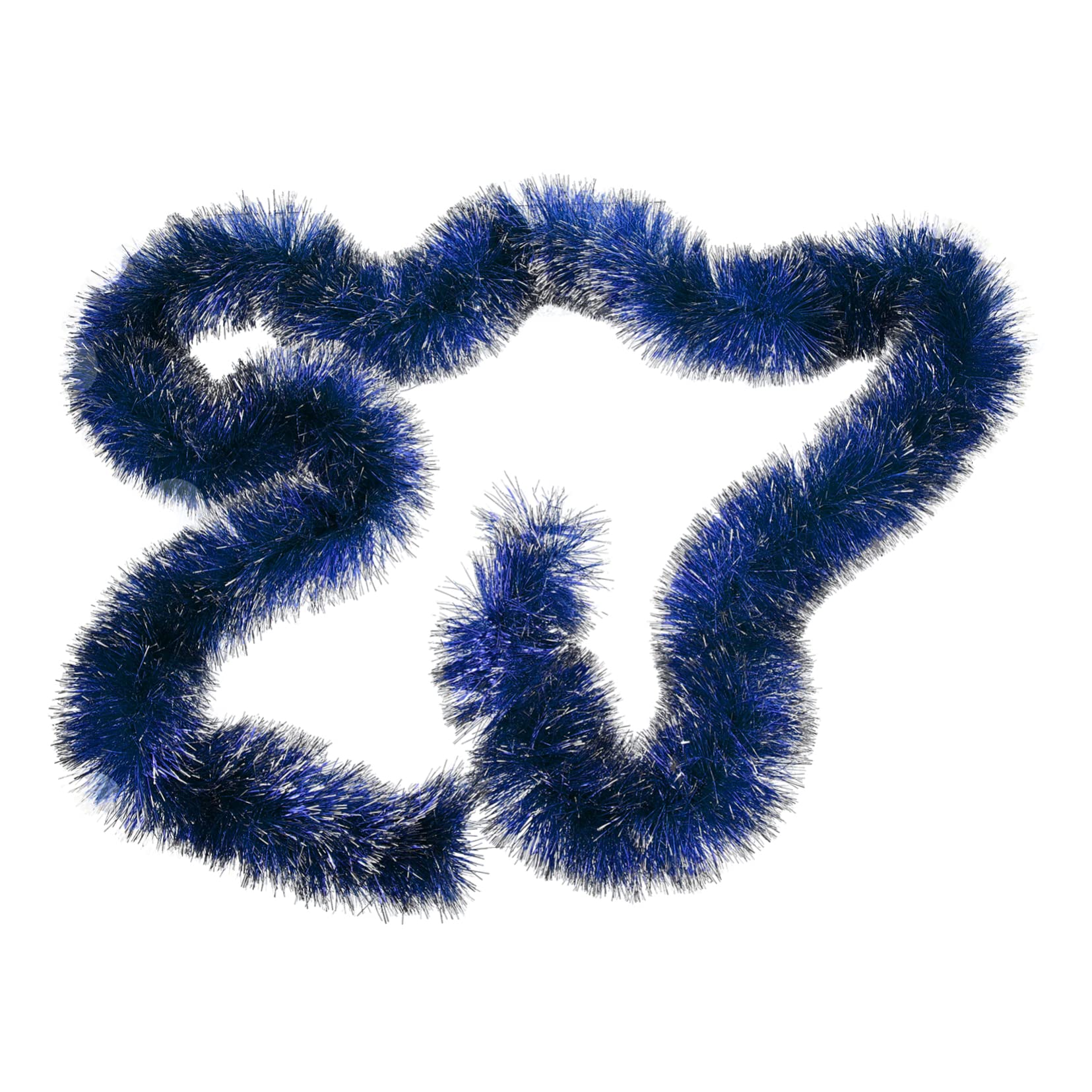 Cabilock 1Pc Christmas Tinsel Garland Hanging Ribbon Decoration for Party Layout Shiny Prop Versatile for Home and Tree Decor