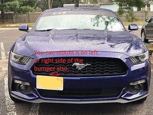 Miniatura 7 de eAccessoriesUSA - Soporte para matrícula delantera para Toyota (todos los modelos) Cantidad (cada uno con 6 tornillos únicos + llave + 2 tuercas