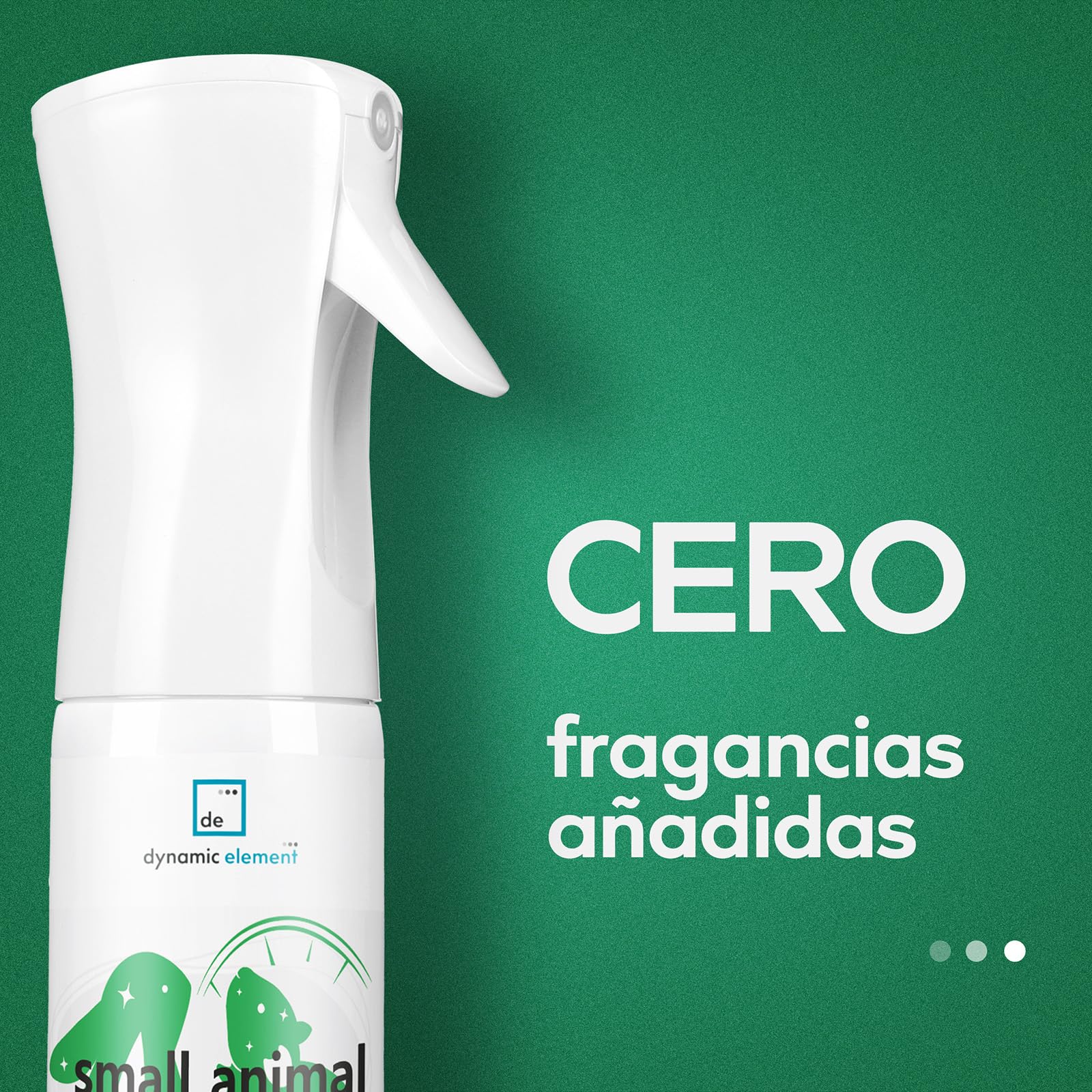 Spray Antiolores Jaulas Roedores, Sin perfume, 266ml | Fórmula mineral, Seguro para animales, Elimina olor de orina, Jaulas de conejos, hámsters, cobayas, chinchillas