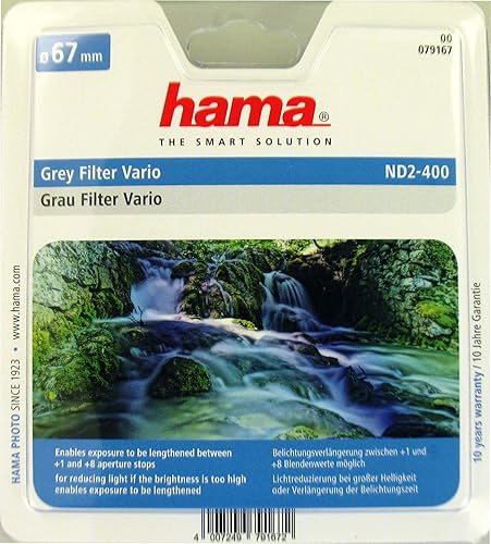 Miniatura 3 de Hama 79155 - Filtro de densidad neutra variable (2.165 in), color negro
