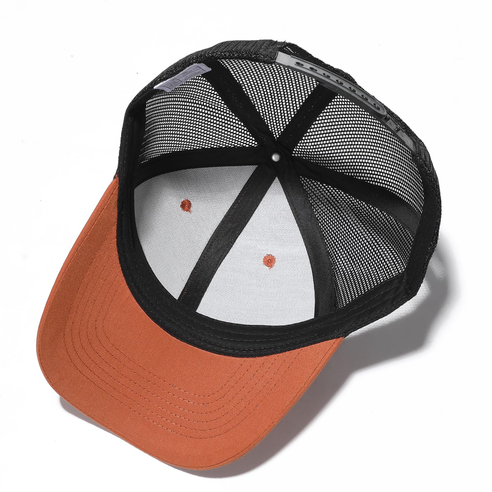 Cappellino Baseball Uomo Donna, Cappello Trucker con Rete Traspirante, Regolabile Snapback, Cappello Sportivo Casual per Estate, Taglia Unica 55-60 cm - 5
