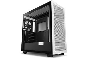 H7 Flow ATX Mid-Tower PC Gaming Case with USB Type-C Port and...