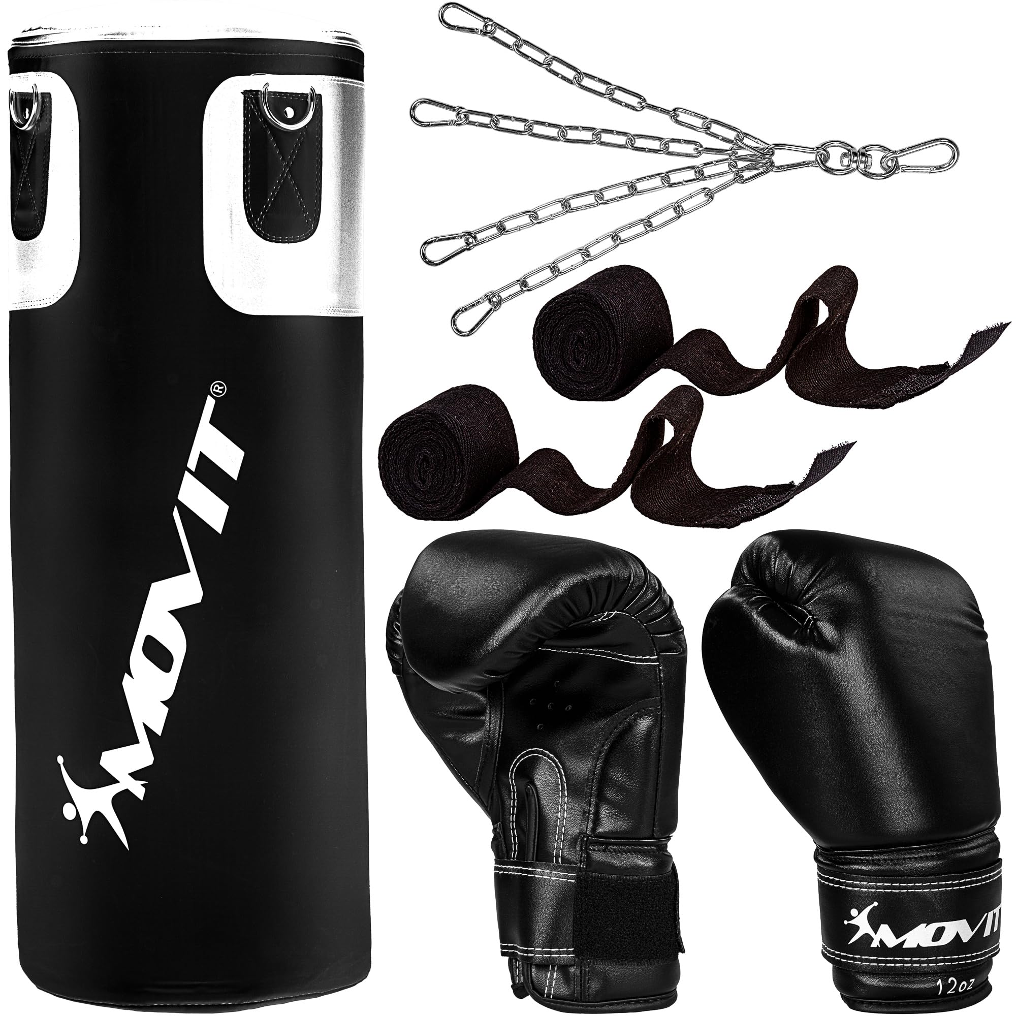 Set Sacco Da Boxe Per Bambini OneX NEW13PCS - 0,6m Con Guanti, Corda E Accessori - Per Arti Marziali E Kick Boxing - 2