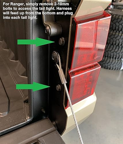 Miniatura 6 de Interruptor basculante vertical Kit de señal de giro intermitentes para 15+ 900, 2014+ RZR 1000, Turbo S, Pro XP, XP4 Plug and Play Street Legal Kit