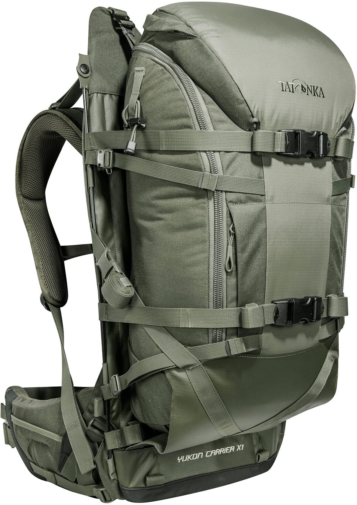 Tatonka Yukon Carrier X1 - Lastentrage zum Transport sperriger Ausrüstung oder sonstiger Gegenstände auch über 25 Kilogramm - Mit verstellbarem Tragesystem