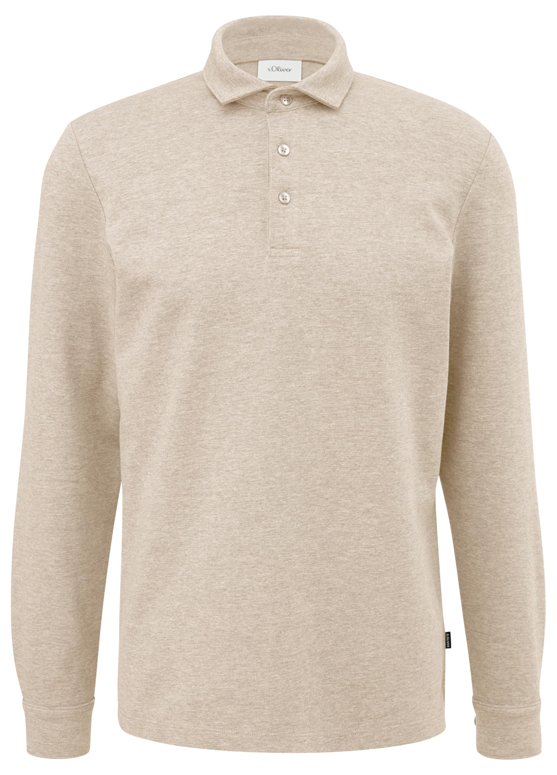 s.Oliver BLACK LABEL Men's Long Sleeve Polo Shirt