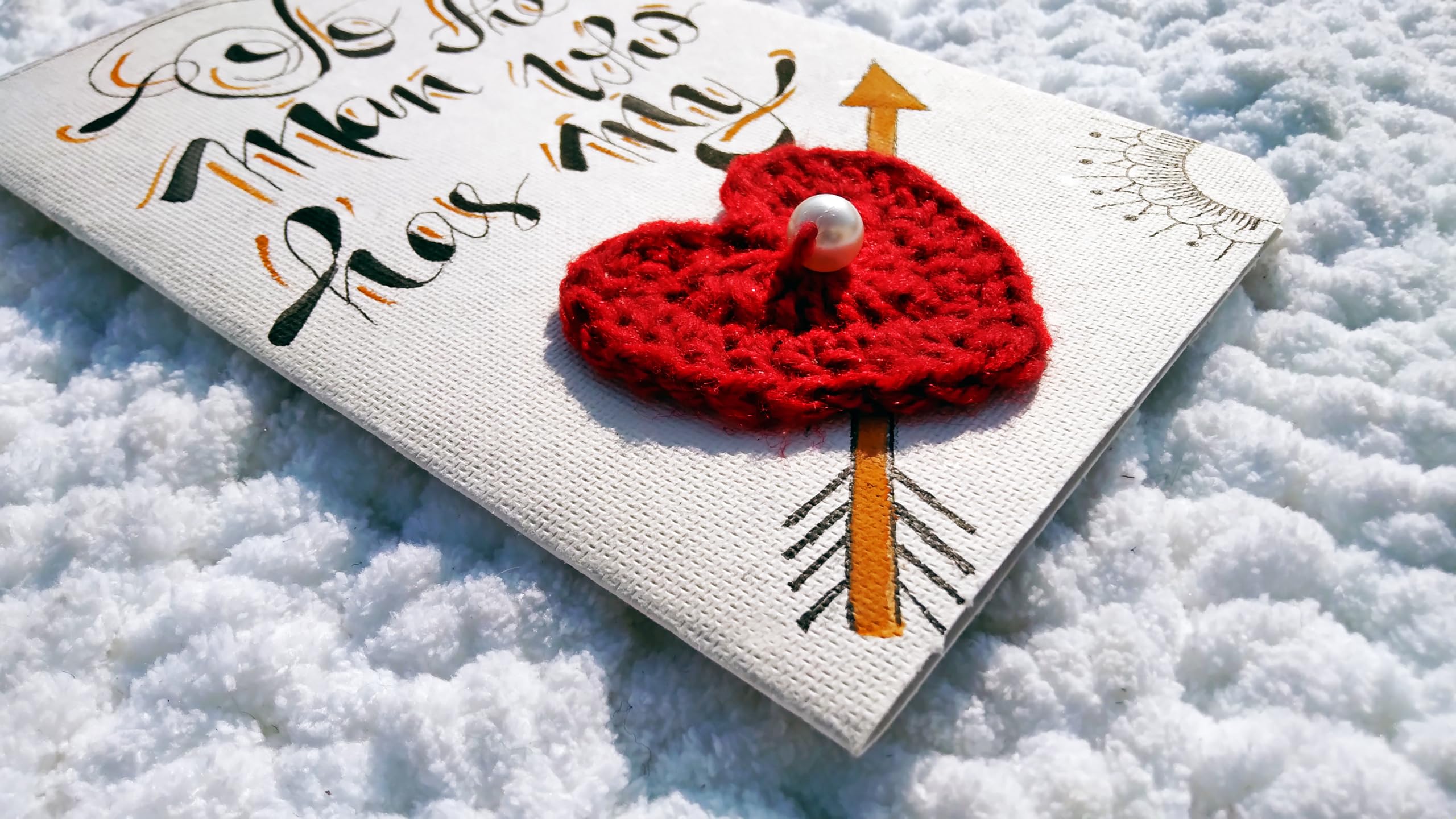 SKAISTA Romantic Greeting Card Handwritten I Love You Heart handmade 3D Mandala Hand Lettered With Envelope For Boyfriend Lover Husband (Man, Only) 1