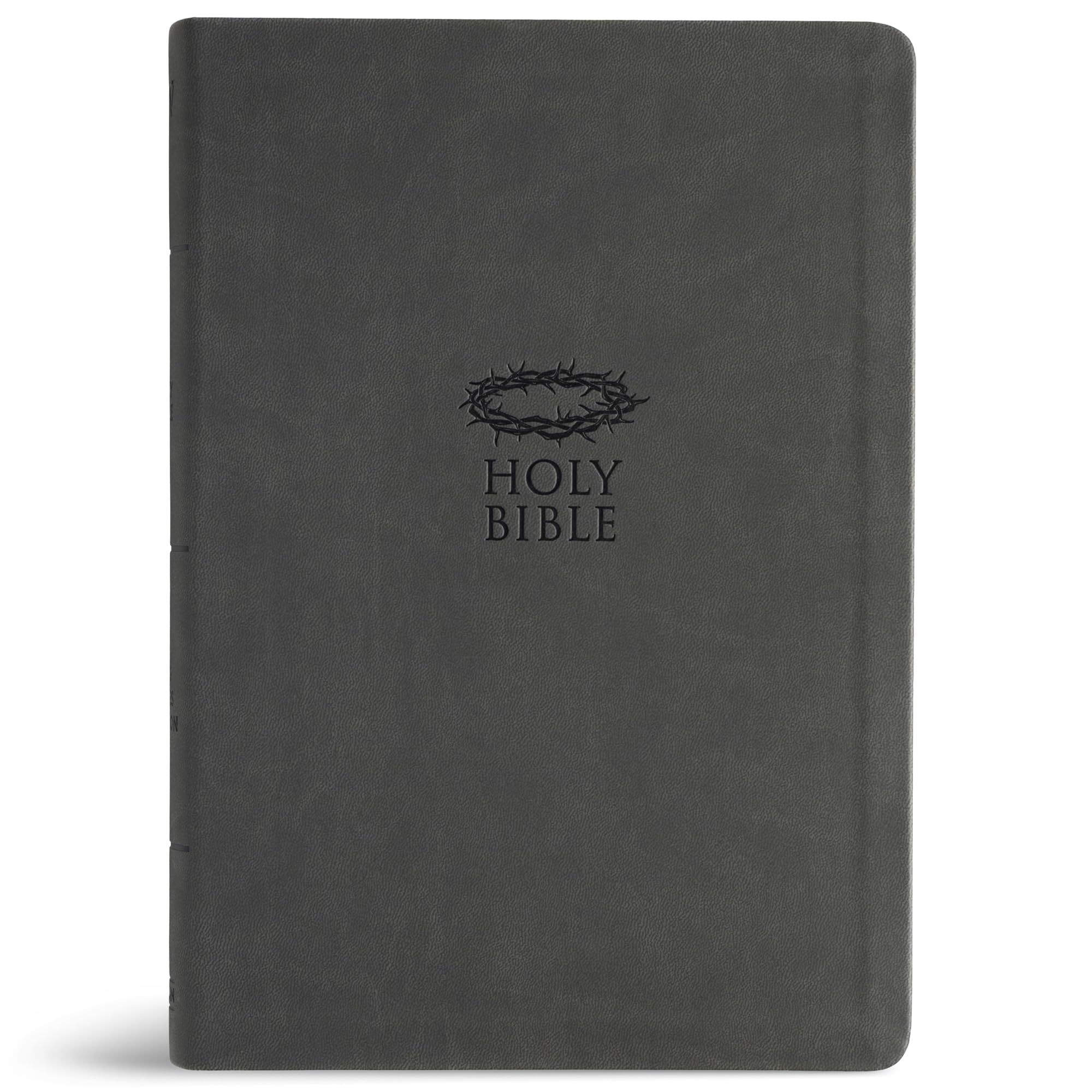 KJV Super Giant Print Reference Bible, Value Edition, Charcoal LeatherTouch
