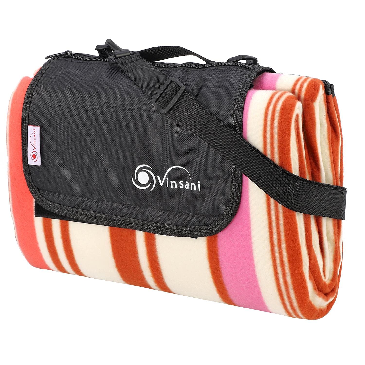 Vinsani Foldable Picnic Blanket 220 x 200 cm - Anti-Slip, Durable Waterproof & Sand Proof Outdoor Rug Mat for Camping, Beach, Hiking, Park & Garden, Easy to Carry, Machine Washable | Checkered — view 31