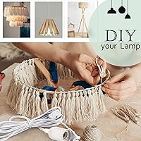 Vista 3 de JACKYLED Cable de extensión colgante para farol, paquete de 2 unidades, 12 pies, 360 W, con interruptor de engranaje E26 E27 + ganchos + enchufes