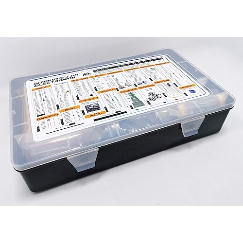 DIY Electronic Component Assortment Box Kit With Breadboard Capacitors