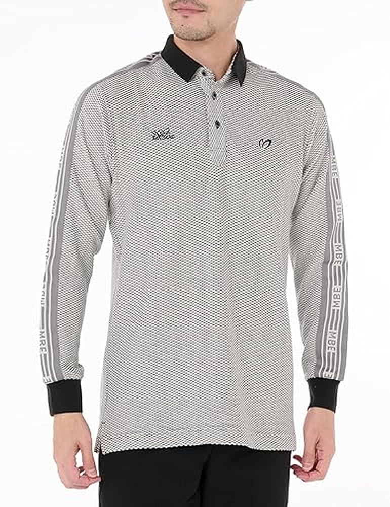 Amazon | [マスターバニー] メンズ 長袖 ポロシャツ (通気性