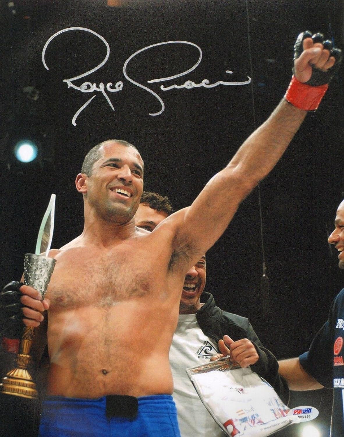 Royce Gracie Signed Pride 11x14 Photo COA Picture 1 2 3 4 5 60 Auto UFC