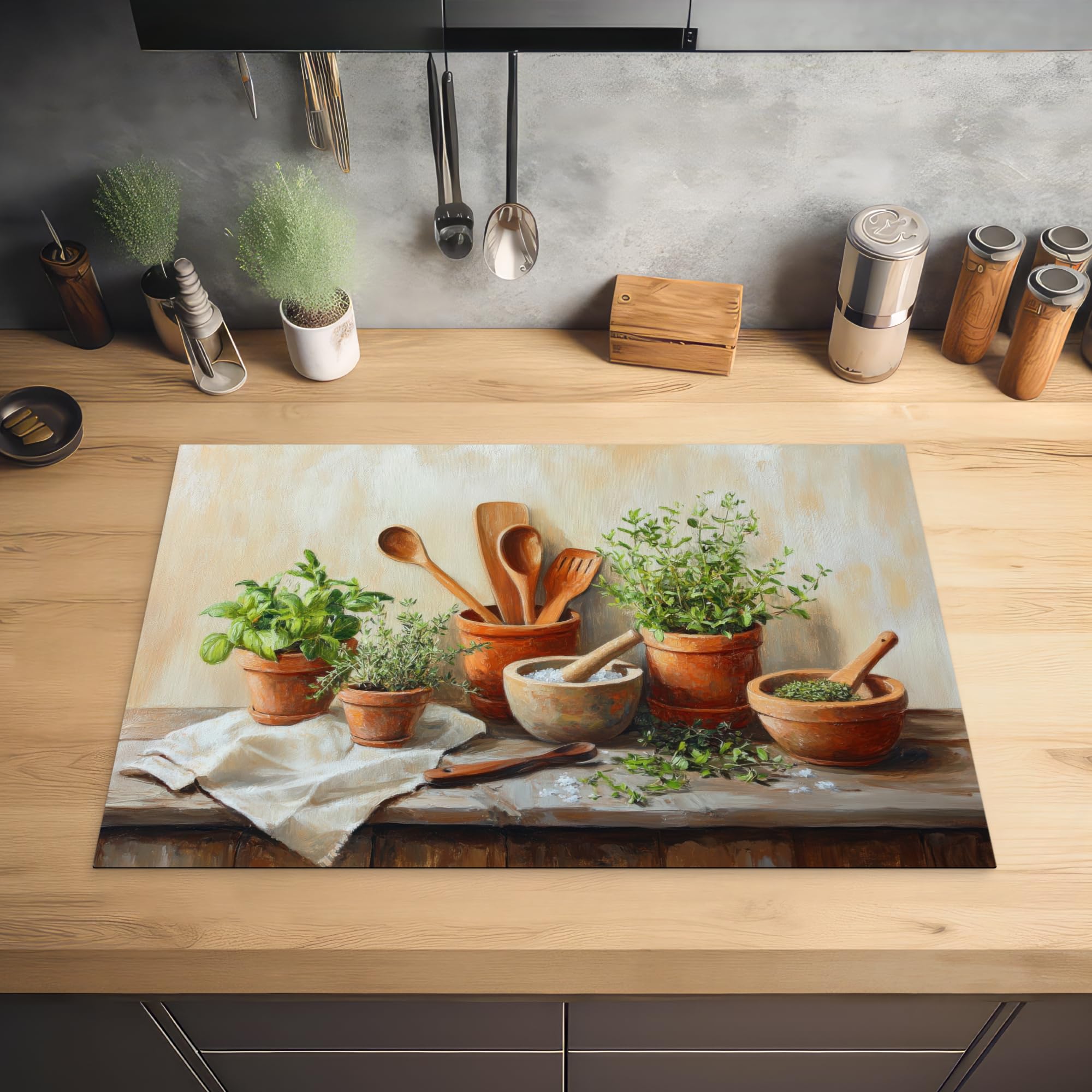 KitchenYeah® Inductie Beschermer 78x52 Cm - Een Lege Agenda Met Een Ringband Op Een Lichtblauwe Achtergrond 78x52 Cm Afdekplaat Inductie Inductiebeschermer KitchenYeah® Inductie Beschermer 78x52 Cm - Een Lege Agenda Met Een Ringband Op Een Lichtblauwe Achtergrond 78x52 Cm Afdekplaat Inductie Inductiebeschermer