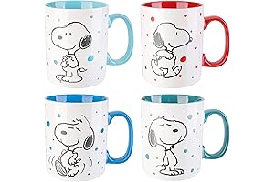 Peanuts Snoopy Freckled Joy 15oz Mugs: The Perfect Morning Companions