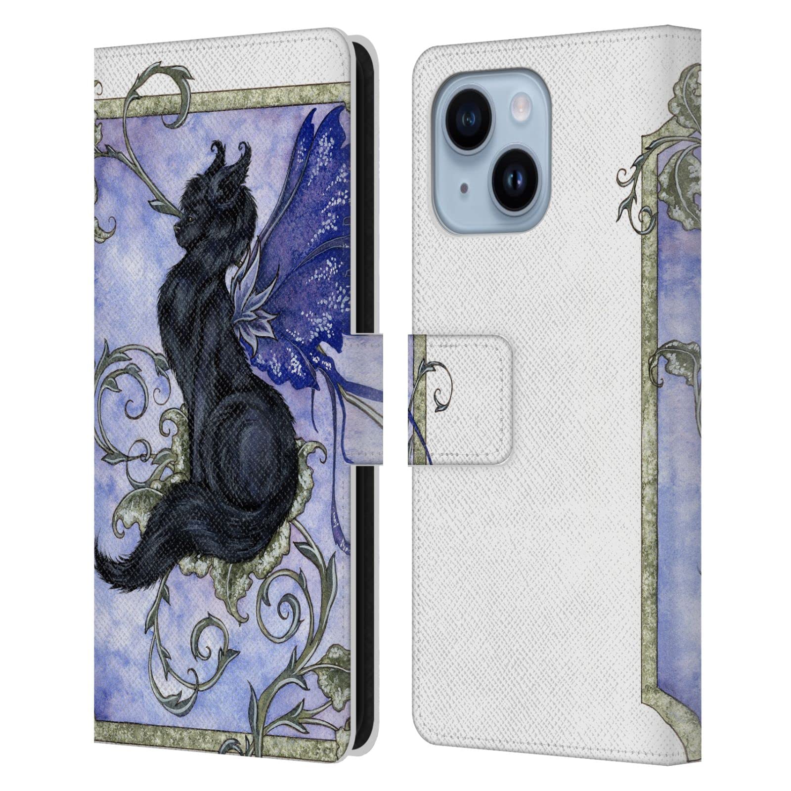Étui chat fée pour iPhone 14 Plus Head Case Designs protège votre écran au quotidien