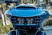 Vista 2 de Moto Onfire Tornillos negros para parabrisas para modelos Harley Touring (Road Glide 2015+)