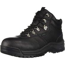 Propet Mens Shield Walker 6 Inch Waterproof Composite Toe Work Safety Shoes Casual - Black