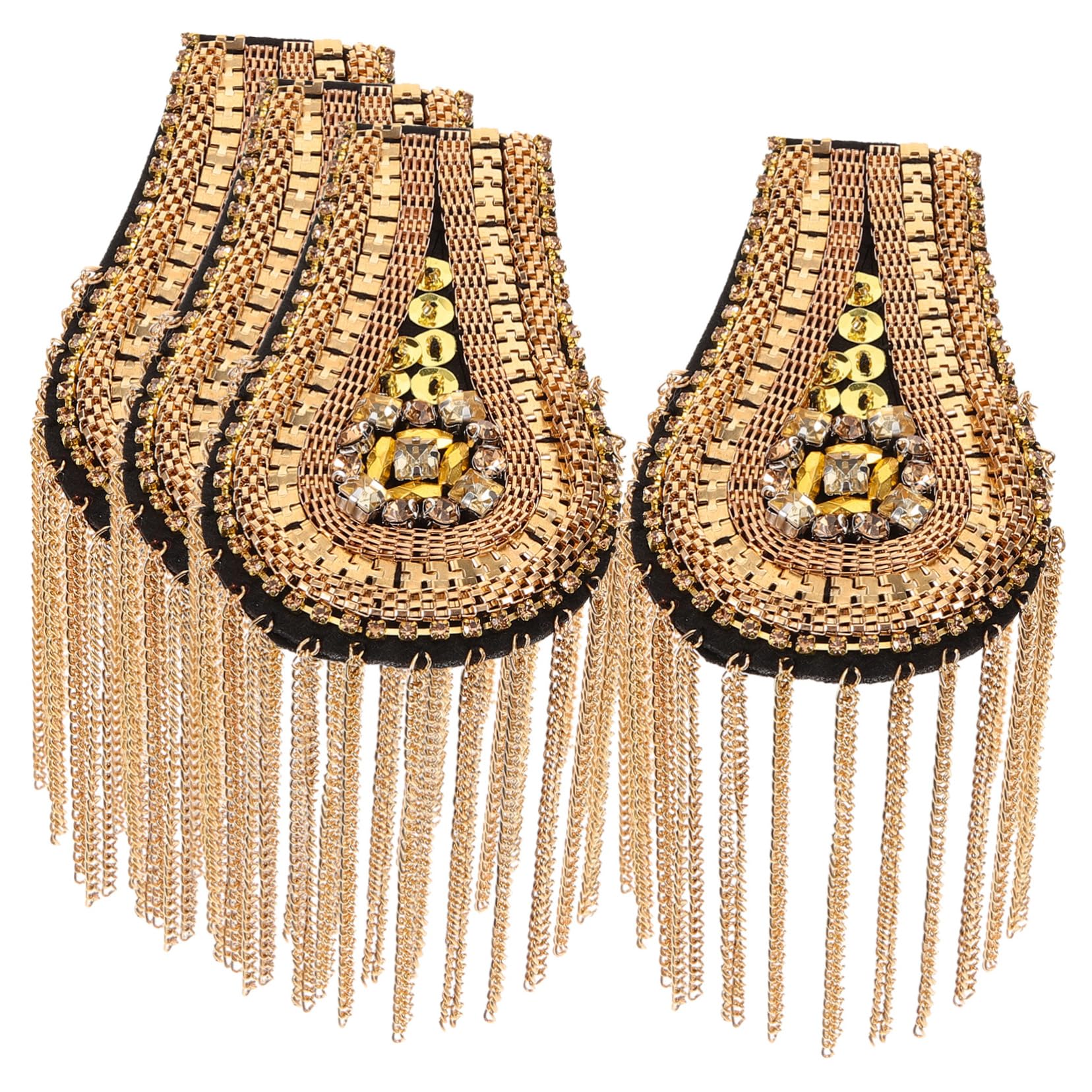 Épaulette à pompons pour veste de costume décoration élégante soirées et événements