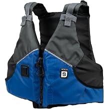BLUESTORM Trek Kayak Life Jacket for Adults | US Coast Guard USCG Approved Type 3 Universal Foam Life Vest Preserver PFD for Kayaking, Paddling, SUP, Fishing & More