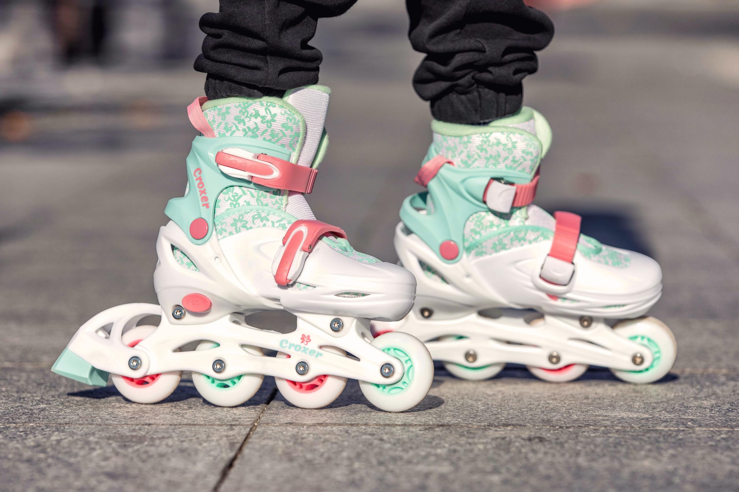 3in1 Inline Skates Pattini in linea Triskates Pattini a rotelle per bambini, ragazze e ragazii regolabili