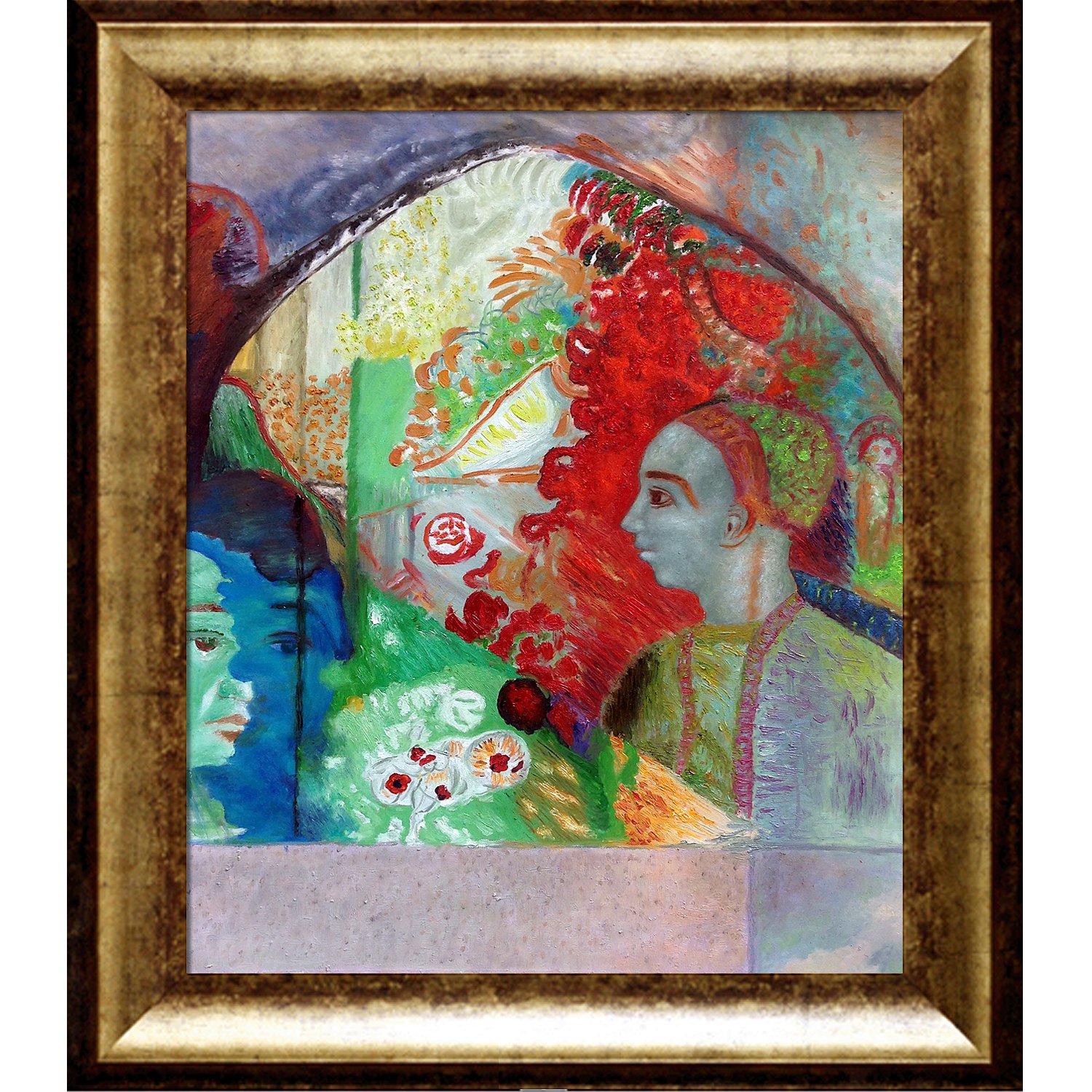 overstockArt The Dream by Odilon Redon with Athenian King Frame, Gold