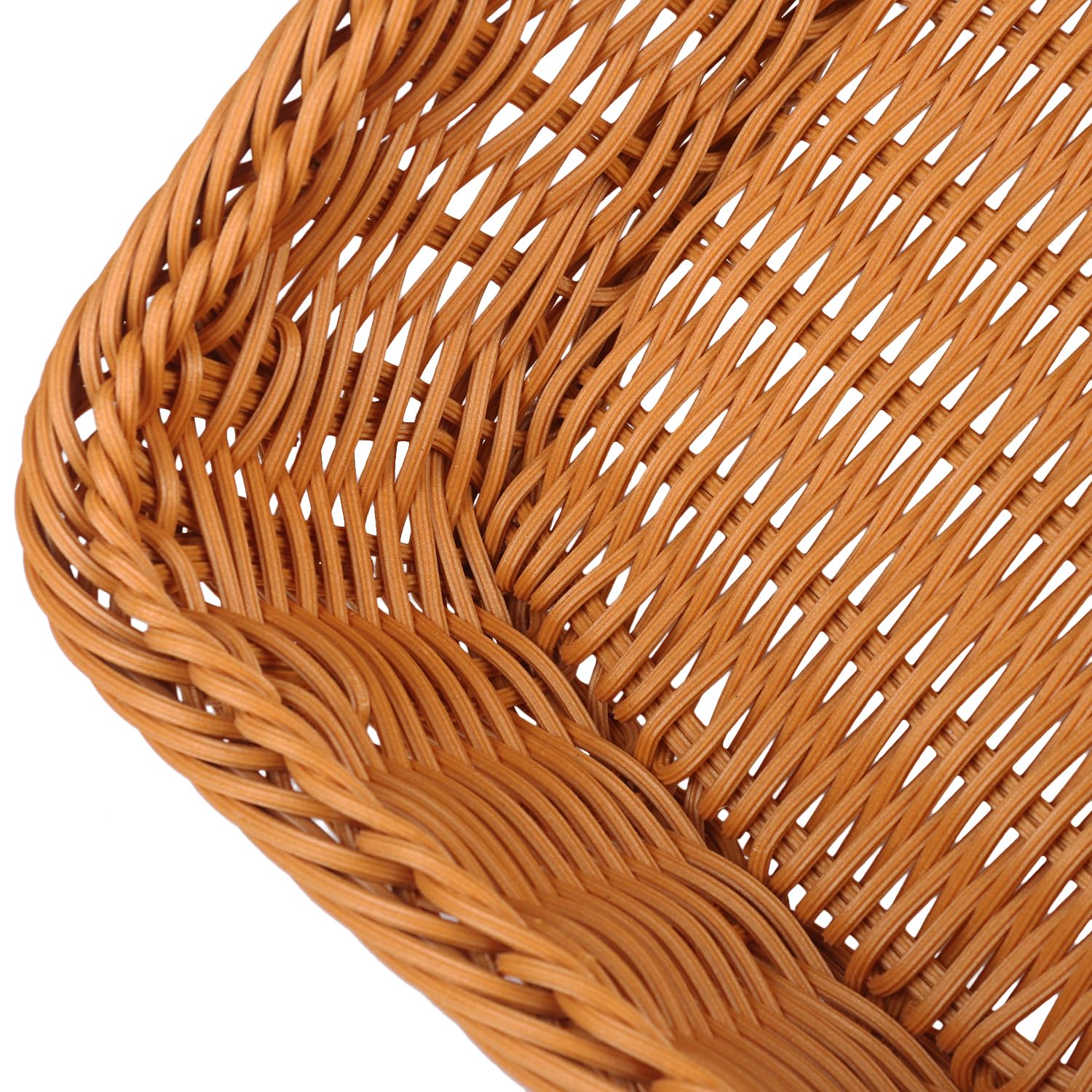 Cesta de pan, cesta tejida para servir, cesta de servir alimentos de mesa para restaurante, panadería, fiesta familiar, servicio de hotel, frutas, verduras y aperitivos