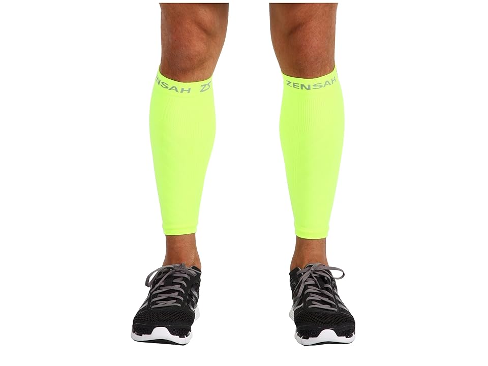 UPC 812589010017 product image for Zensah Compression Leg Sleeves (Neon Yellow) Athletic Sports Equipment | upcitemdb.com